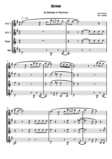 Havana (arr. Verena Watkiss)