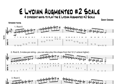 E Lydian Augmented #2 Scale (4 Ways to Play)