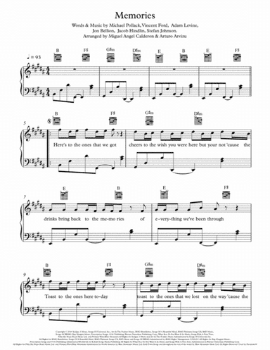 Memories (arr. Miguel Angel Calderon, Arturo Arvizu)