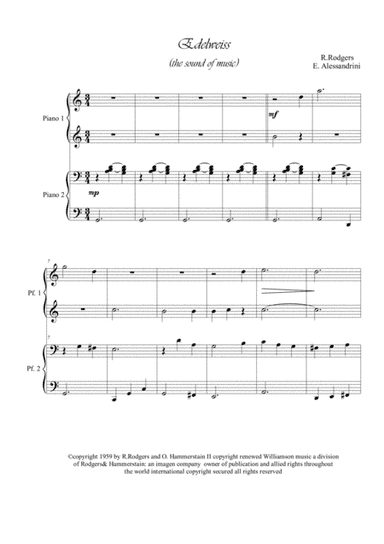 Edelweiss (arr. Ester Alessandrini)