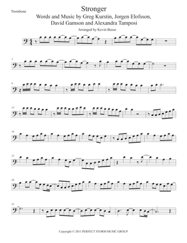Stronger (What Doesn't Kill You) (arr. Kevin Busse)