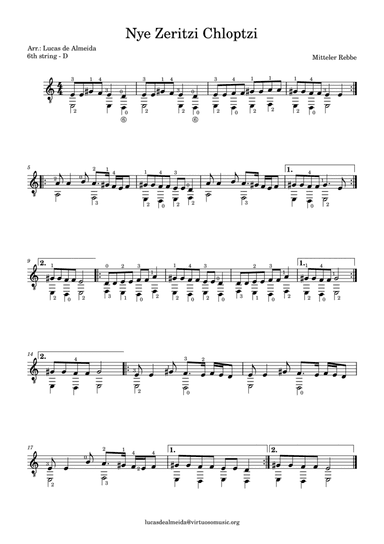 Nye Zeritzi Chloptzi (arr. Lucas de Almeida)