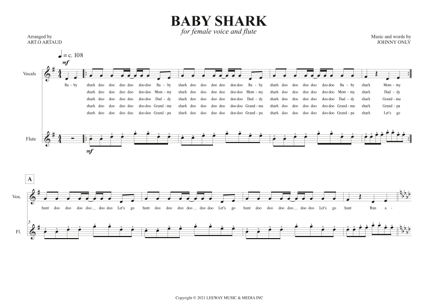 Baby Shark (arr. Art.o Artaud)