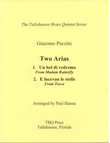 Two Arias (arr. Paul Hanna)