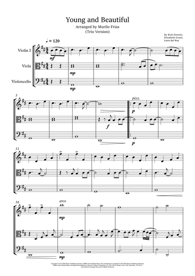 Young And Beautiful (arr. Murilo Frias)