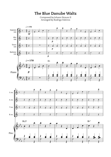 The Blue Danube Waltz (arr. Rodrigo Faleiros)