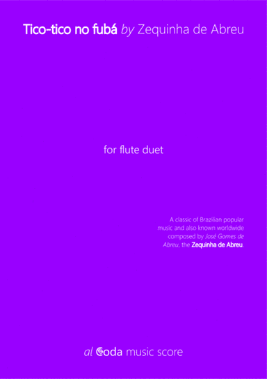 Tico-tico no fuba, by Zequinha de Abreu - flute duet (arr. Leyandder Trustworthy)