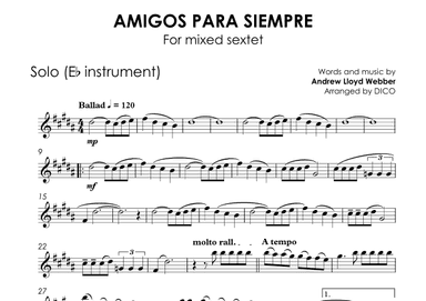 Amigos Para Siempre (arr. Dico)