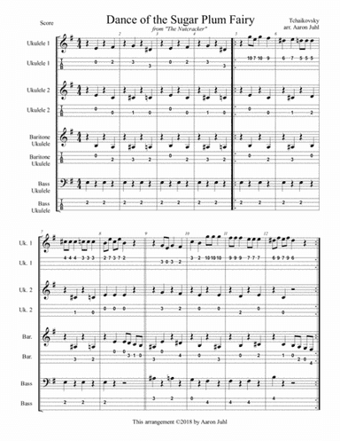Dance of the Sugar Plum Fairy (arr. Aaron Juhl)
