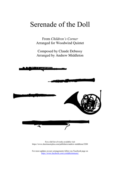 Serenade for the Doll arranged for Wind Quintet (arr. Andrew Middleton)