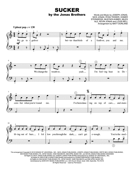 Sucker (arr. Matt Dorland)