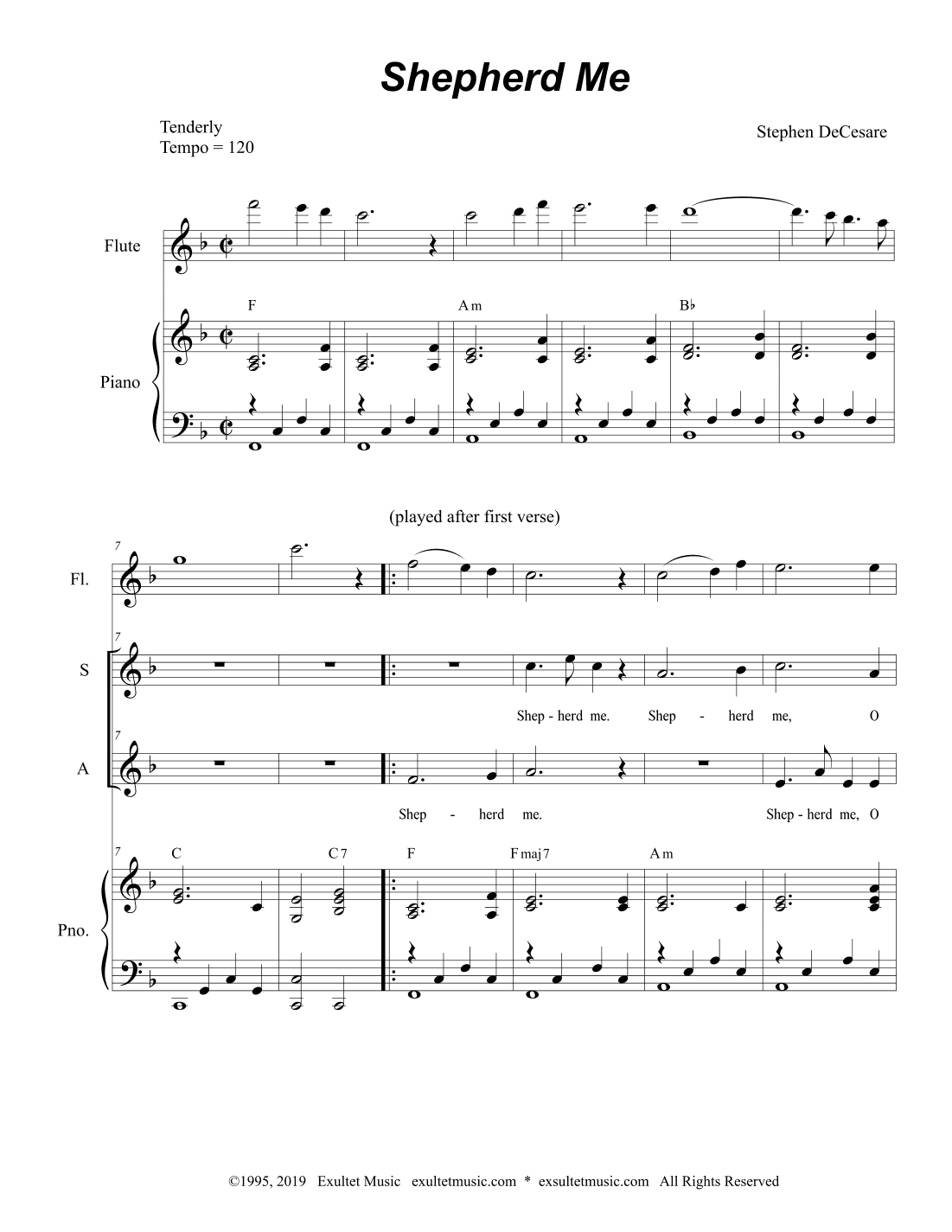 Shepherd Me (2-part choir - (SA)
