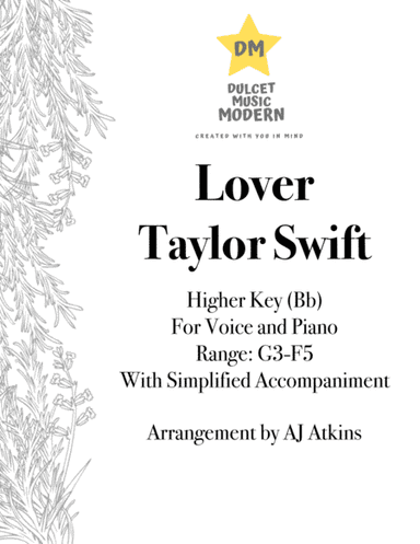 Lover (arr. AJ Atkins)