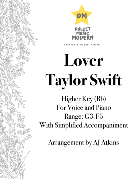 Lover (arr. AJ Atkins)
