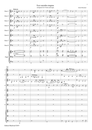 Ecce Sacerdos Magnus (arr. Edition Maulwurf)