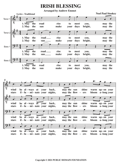 Irish Blessing (arr. Andrew Emmet)