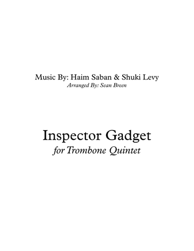 Inspector Gadget (arr. Sean Breen)