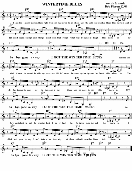 Wintertime Blues