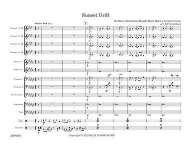 Sunset Grill (arr. Ed Hirschman)