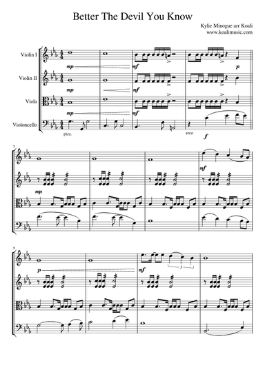Better The Devil You Know (arr. KoaliMusic)