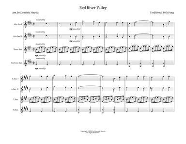Red River Valley (arr. Dominic Meccia)