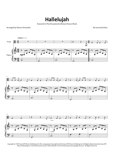 Hallelujah (arr. Glauco Fernandes)