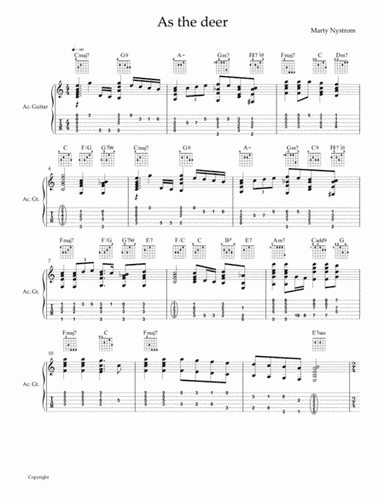 As The Deer (arr. Churchzician)
