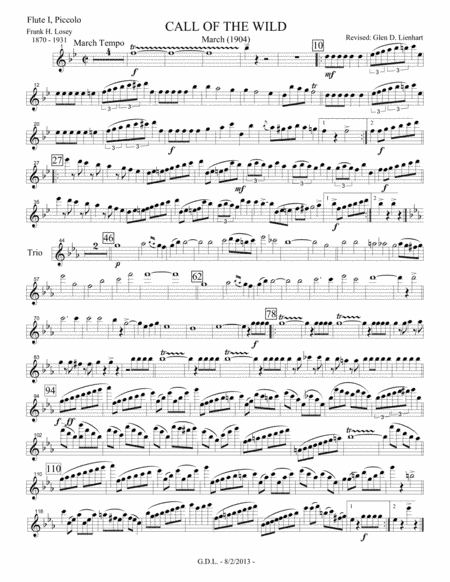 Call of the Wild (arr. Glen D. Lienhart)