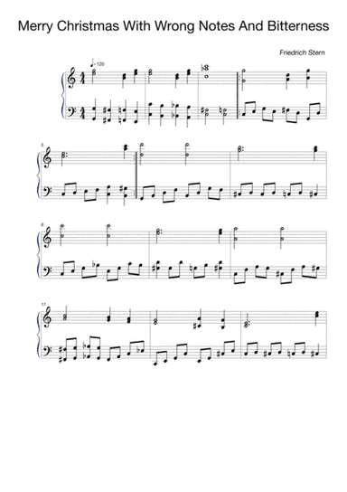 Merry Christmas With Wrong Notes And Bitterness