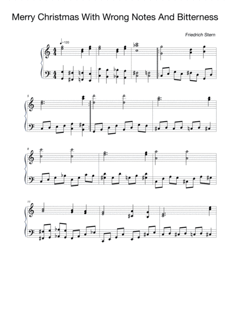 Merry Christmas With Wrong Notes And Bitterness