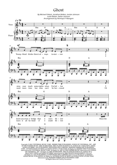 Ghost (arr. Henrique F Mangoni)