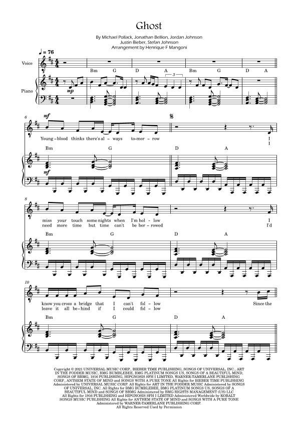 Ghost (arr. Henrique F Mangoni)
