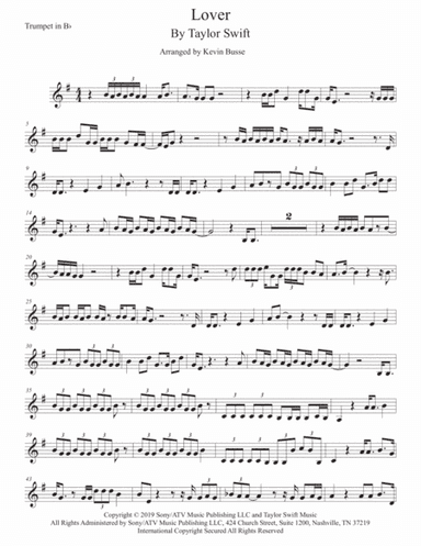 Lover (arr. Kevin Busse)