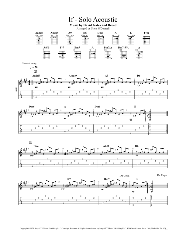 If (arr. Steve O'Donnell)
