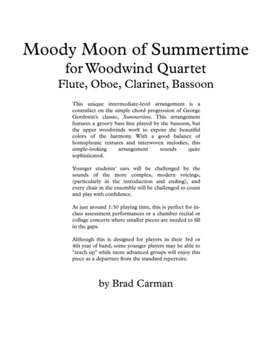 Moody Moon of Summertime