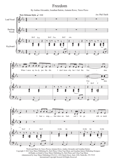 Freedom (arr. Phil Thrift)