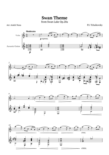 Swan Lake (arr. André Nusa)