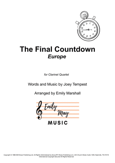 Final Countdown (arr. Emily Marshall)