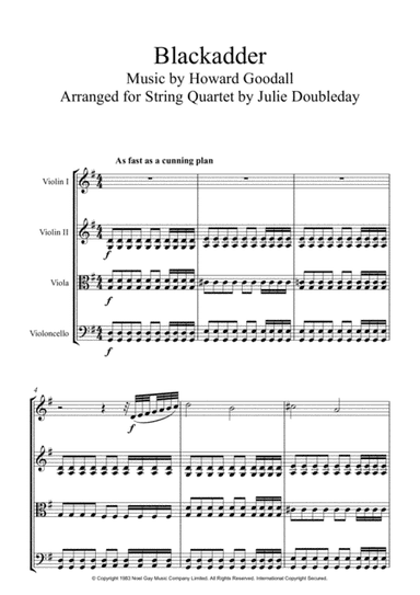 Blackadder Theme (arr. Julie Doubleday)