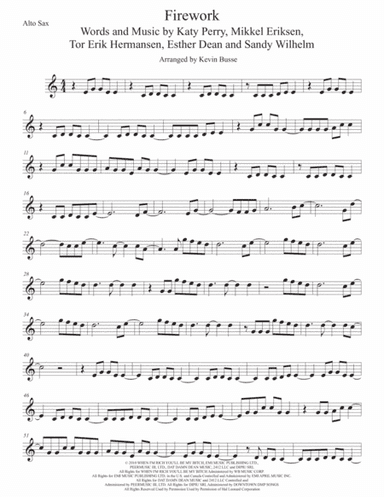 Firework (arr. Kevin Busse)