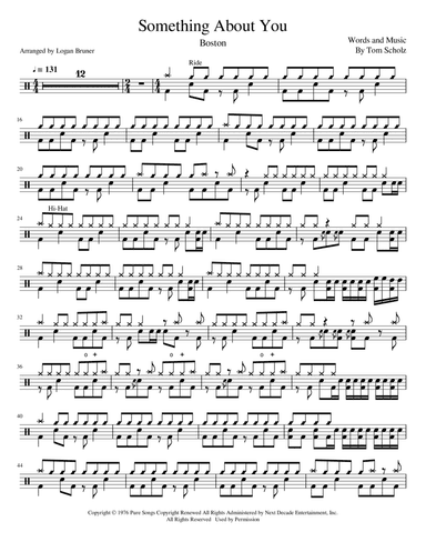 Something About You (arr. Logan Bruner)