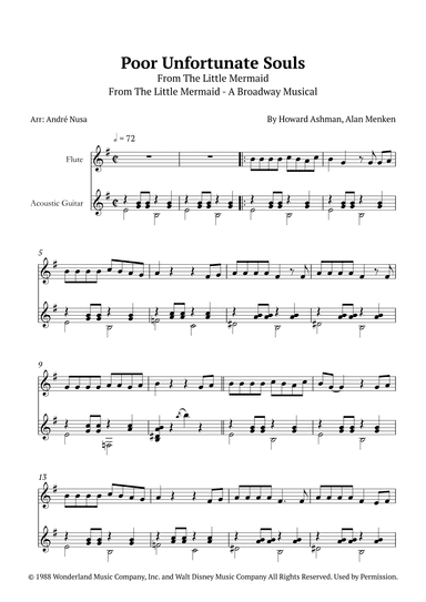 Poor Unfortunate Souls (arr. André Nusa)