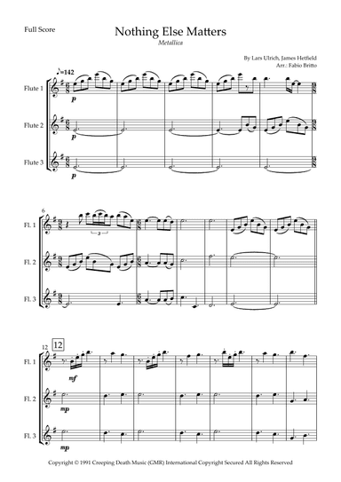 Nothing Else Matters (arr. Fabio Britto)