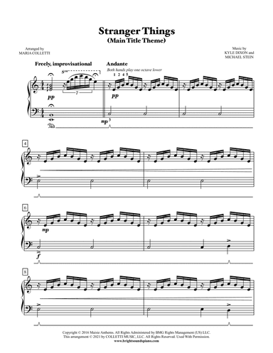 Stranger Things Main Title Theme (arr. Maria Colletti)