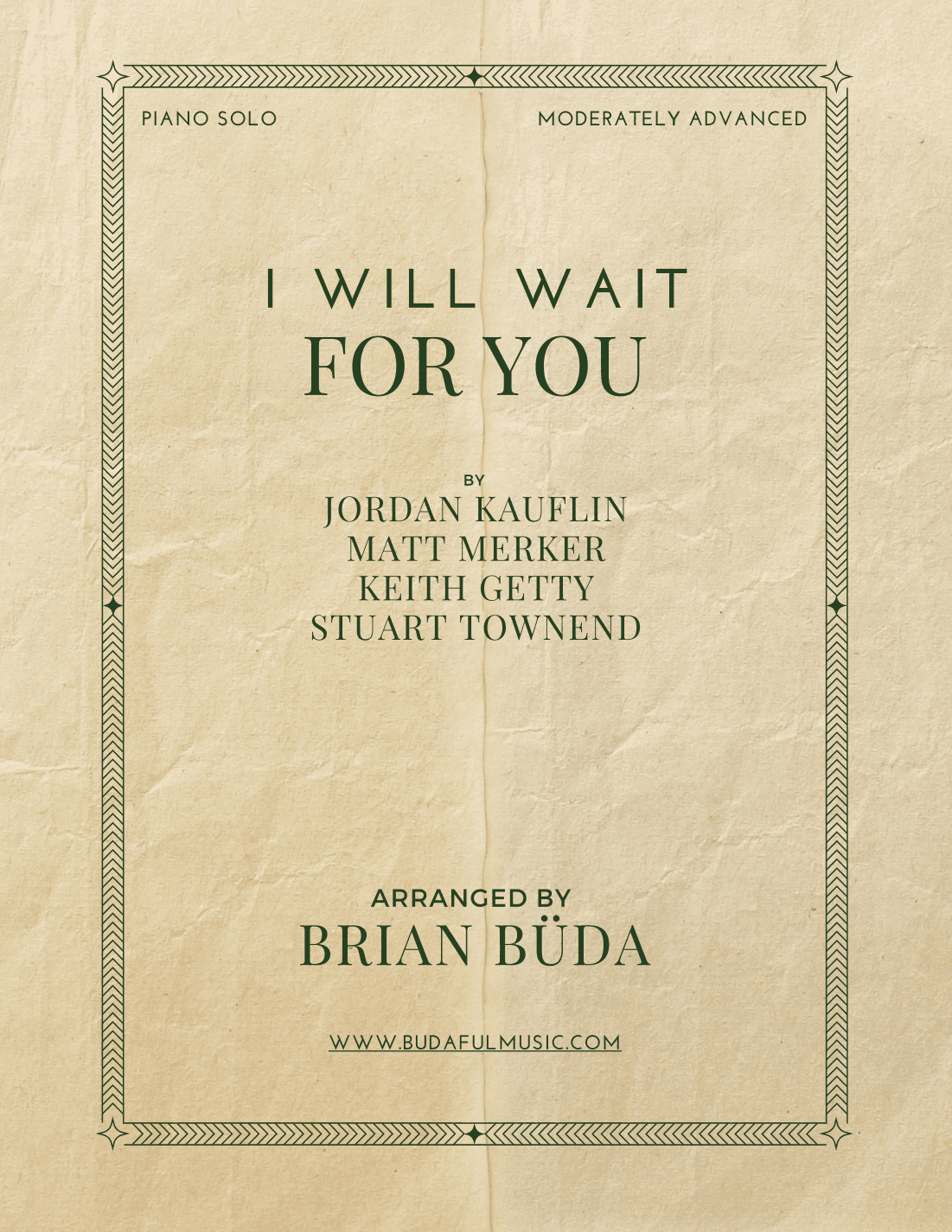 I Will Wait For You (arr. Brian Buda)