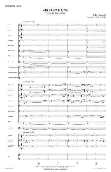 Air Force One (arr. Noah D. Taylor)