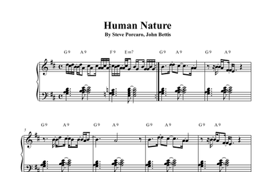 Human Nature (arr. Bruno Malaguti)