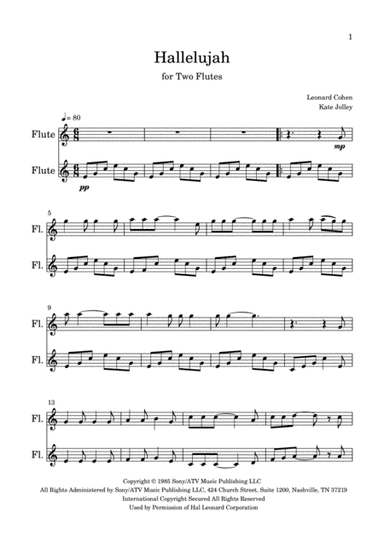 Hallelujah (arr. Kate Jolley)