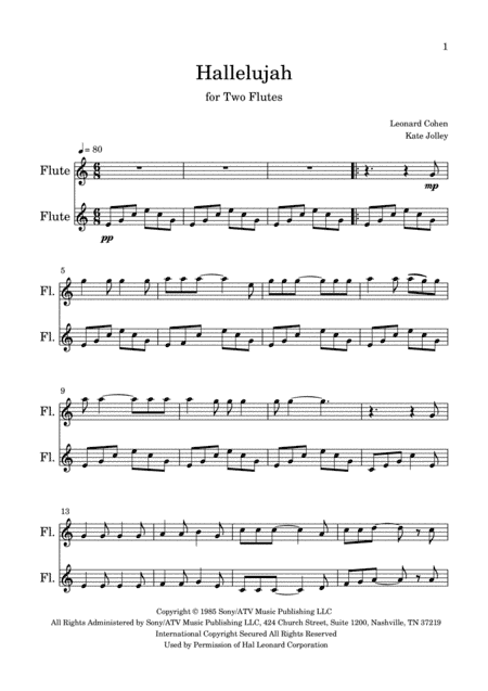 Hallelujah (arr. Kate Jolley)