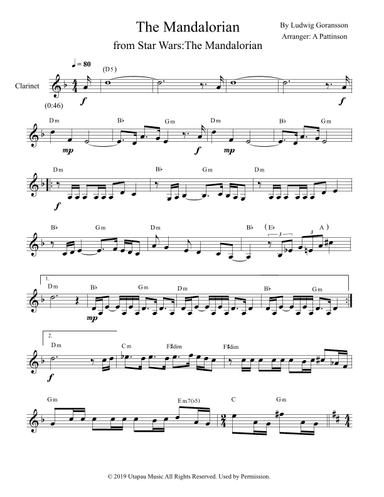 The Mandalorian (arr. Andrew Pattinson)